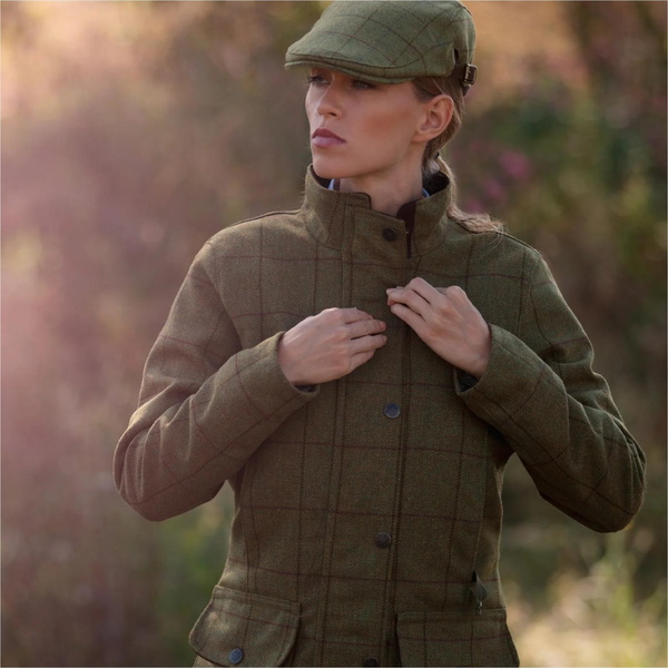 Alan Paine Womens Rutland Waterproof Shooting Coat RUTLCOA - Lichen